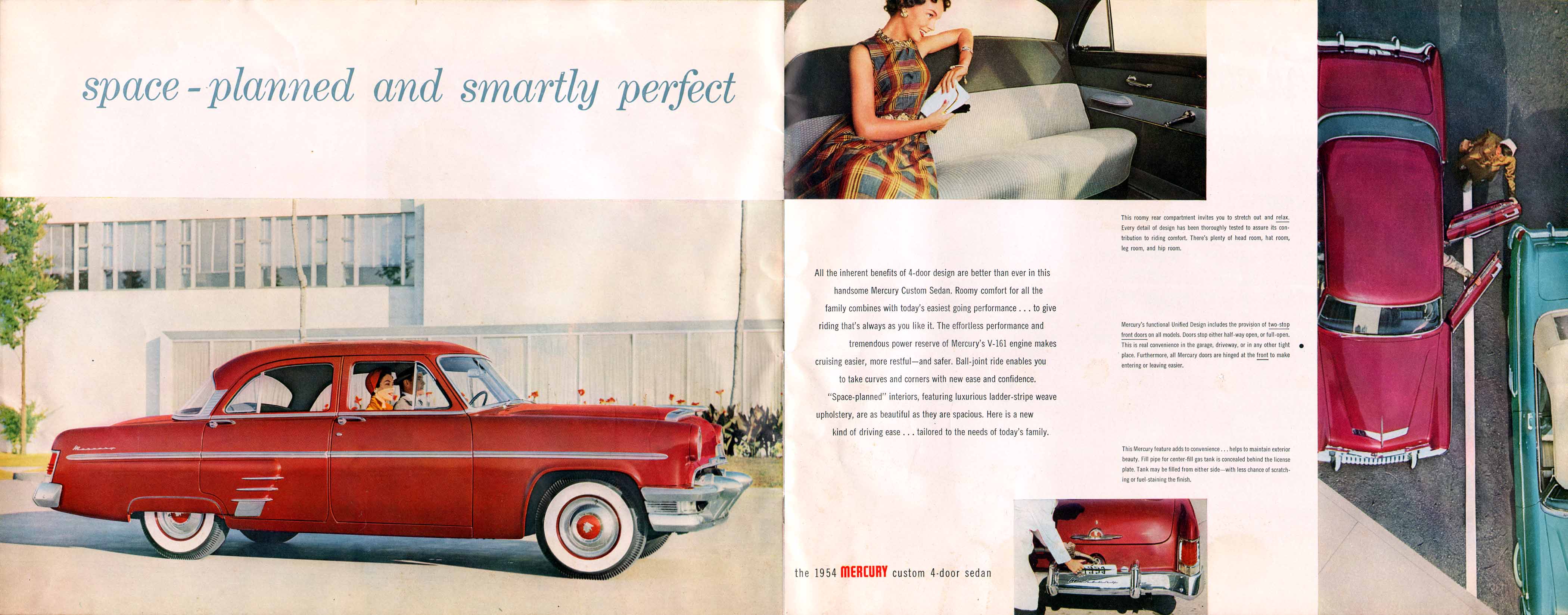 1954 Mercury Brochure Page 1